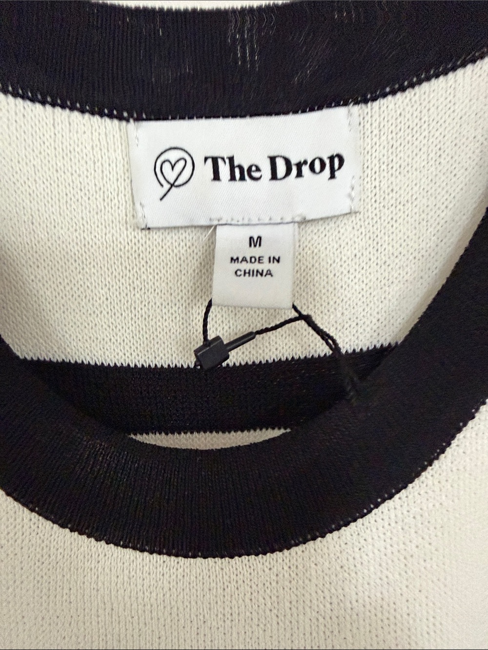 The Drop Black & White Striped Maxi Dress - Picture 2 of 6